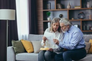 couple looking over mistakes in their estate planning documents